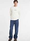 Guess Jeans Beyaz Erkek Kazak M4BR31Z3HM1G293 GJ LS CN GUESS J EM