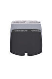 Erkek GJ 2'li Trunk Boxer - Gri Siyah | XL