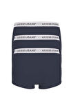 Erkek Guess Jeans 3'lü Trunk Accessories Boxer - Lacivert | XL