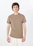Guess Bisiklet Yaka Desenli Kahve Erkek T-Shirt M4GP39K7HD0G1EC SS GUESS EMB PIMA