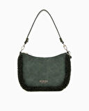 Guess Davika Hobo Monogram Baskılı Omuz Çantası