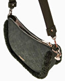 Guess Davika Hobo Monogram Baskılı Omuz Çantası