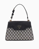 Guess Wave Handle Flap Logolu El Çantası
