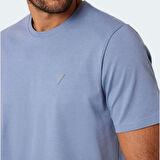 Guess Erkek Lacivert Patch Detaylı Tişört