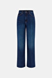 Guess Kadın İspanyol Paça Mavi Jean Pantolon