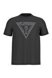 Guess Erkek Üçgen Logolu T-Shirt