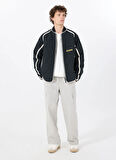 Guess Z5RL04WGTN0JBLK JARETH JACKET Siyah Desenli Erkek Mont