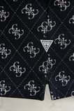 Guess Kısa Kollu Tamamı 4G Jakarlı Polo Yakalı Erkek Lacivert Polo T-shirt M6GP04K3073-FBDB
