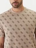 Guess M6GP34K3200K3200 Cn Ss Jacquard 4G Kn Erkek Tişört