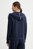 Guess XNS Fermuarlı Kapüşonlu Kadın Lacivert Eşofman Üstü W6GQ03K2656-G7V2