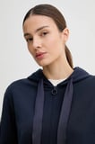 Guess XNS Fermuarlı Kapüşonlu Kadın Lacivert Eşofman Üstü W6GQ03K2656-G7V2