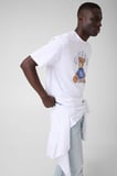 Guess Kısa Kollu Basic Guess Ayıcıklı Erkek Beyaz T-shirt M6YI75K5409-G011