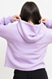 Guess Kadın Mor Alisa Scuba Sweatshirt