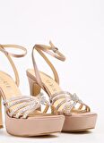 Guess Ten Kadın Topuklu Ayakkabı FLPIRTSAT03NUDE