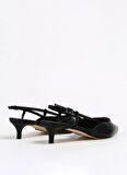 Guess Siyah Kadın Deri Topuklu Ayakkabı FLPJESLEA05BLACK