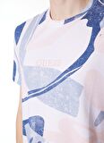 Guess Bisiklet Yaka Baskılı Krem Erkek T-Shirt M4GI13I3Z14P0GL_SS CN AOP TEE - MID