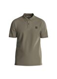 Guess Düz Haki Erkek Polo T-Shirt M2YP24KC9T1G1ED_WASHED SS POLO - OR