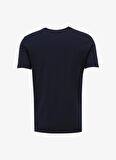 Guess Bisiklet Yaka Düz Lacivert Erkek T-Shirt M4GI27J1314G7V2_SS CN GUESS 1981 TR