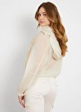 Guess Oversize Krem Kadın Ceket W4GL06WG450-F0D9