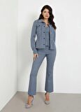Guess Bebe Yaka Mavi - Beyaz Kadın Büstiyer W4GH37WG492-L71U