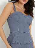 Guess Bebe Yaka Mavi - Beyaz Kadın Büstiyer W4GH37WG492-L71U