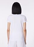Guess Bisiklet Yaka Beyaz Kadın T-Shirt W4GI29J1314-G011