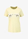 Guess Bisiklet Yaka Bej Kadın T-Shirt W4GI48K9RM1-F1CC