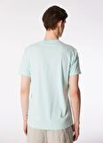 Guess Bisiklet Yaka Baskılı Krem Erkek T-Shirt M4GI57K9RM1F7PD_SS BSC BEACH CLUB T