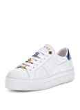 Guess Beyaz - Mavi Kadın Sneaker FLJGIEFAL12WHBLU