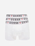 Guess Erkek Beyaz Brian Hero 3'lü Boxer Seti
