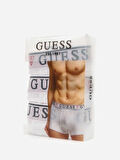 Guess Erkek Beyaz Brian Hero 3'lü Boxer Seti