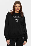 Kadın Roberta Cn Sweatshirt - Siyah | L