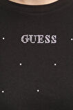 Guess Bayan T Shirt V5RI18 I3Z14 JBLK