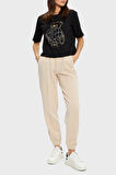 Guess Bayan T Shirt V5RI09 I3Z14 JBLK