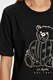 Guess Bayan T Shirt V5RI09 I3Z14 JBLK