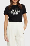Guess Bayan T Shirt V5RI06 I3Z14 JBLK