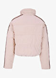 Guess V5RL04WGYC2A60P JEAN PUFFER JACKET Ekru Desenli Kadın Mont