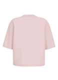 Guess V5RI12I3Z14G6F4 GUESS SIGNATURE TEE Krem Yuvarlak Yaka Box Fit Desenli Kadın T-Shirt