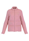 V4YL03WFUD0G6J8 NEW CLAUDIA JACKET Pembe Standart Fit Desenli Kadın Mont