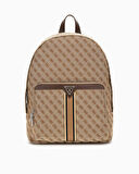 Guess Milano Compact Monogram Logolu Sırt Çantası