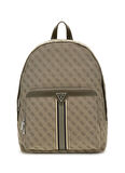 Guess Bej - Haki Erkek Sırt Çantası MILANO COMPACT BACKP-MINI WALLET