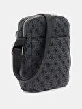 Guess Erkek Gri Milano Ön Cepli Crossbody Çanta