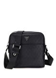 Guess Siyah Erkek Postacı Çantası TORINO CROSSBODY DOU - TORINO TOP Z