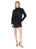 Guess Siyah Kadın Blazer NEW LENA SINGLE BREA - NEW ECO STRU
