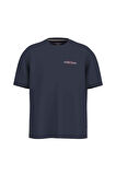 Erkek GJ SS CN American T-Shirt - Lacivert | M