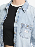 Guess Gj Regular Kadın Çok Renkli Denim Gömlek W5RH37D5M83-GJRV