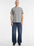 Guess GJ SS CN REG COLLEGIATE TEE Erkek Gri T-shirt M5RI75K8FQ4-H90Z