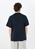 Guess Jeans Bisiklet Yaka Desenli Lacivert Erkek T-Shirt M5RI78KCPQ1A71W GJ SS CN REG CHEST