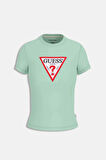 Guess Jeans GJ SS CN SLIM ICONIC TEE Kadın Yeşil T-shirt W4YI04J1314-G8FG