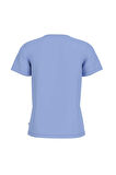 Kadın GJ SS CN Regular 3D T-Shirt - Açık Mavi | M